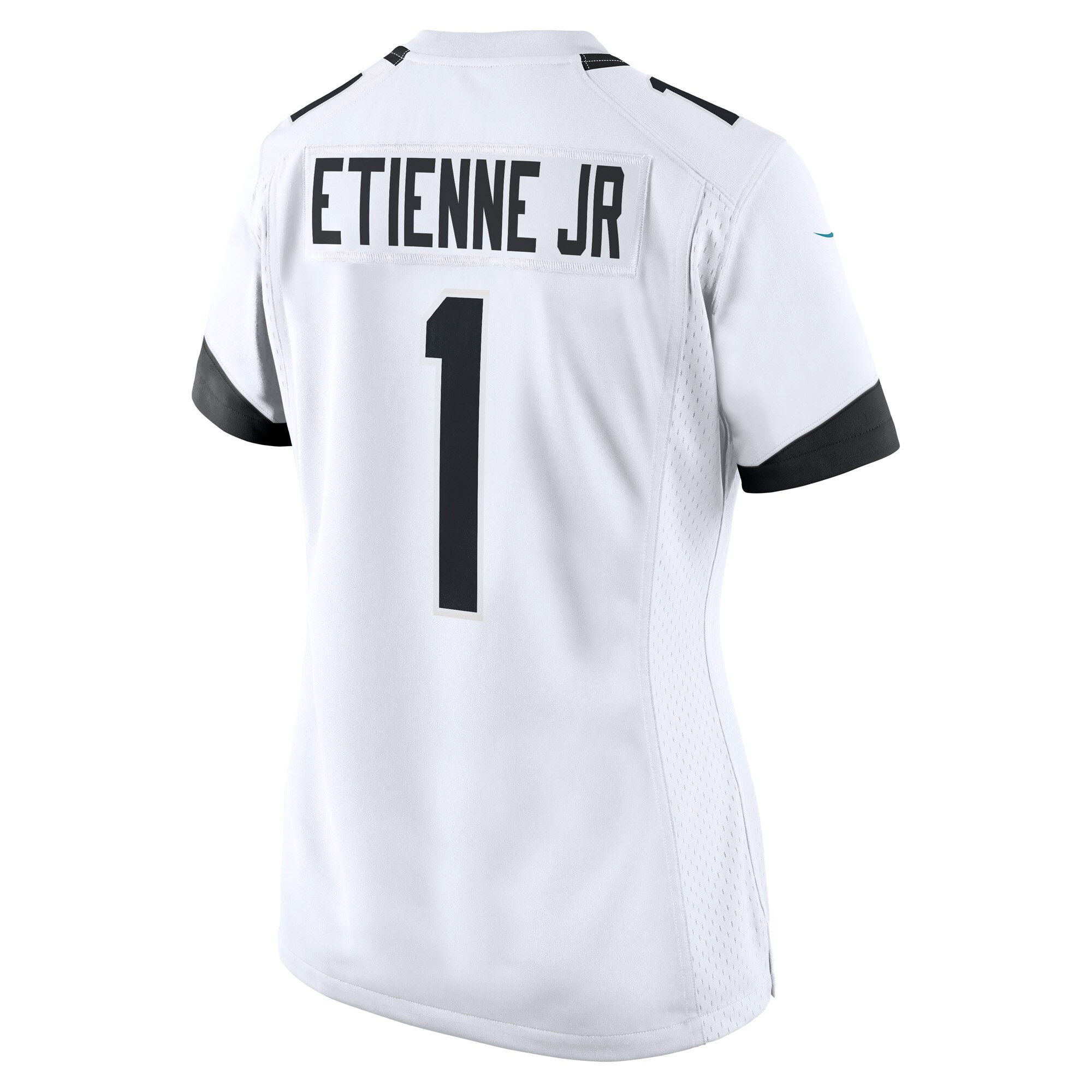 Travis Etienne Jr. Jacksonville Jaguars Nike Women’s Game Player Jersey – White - Image 3