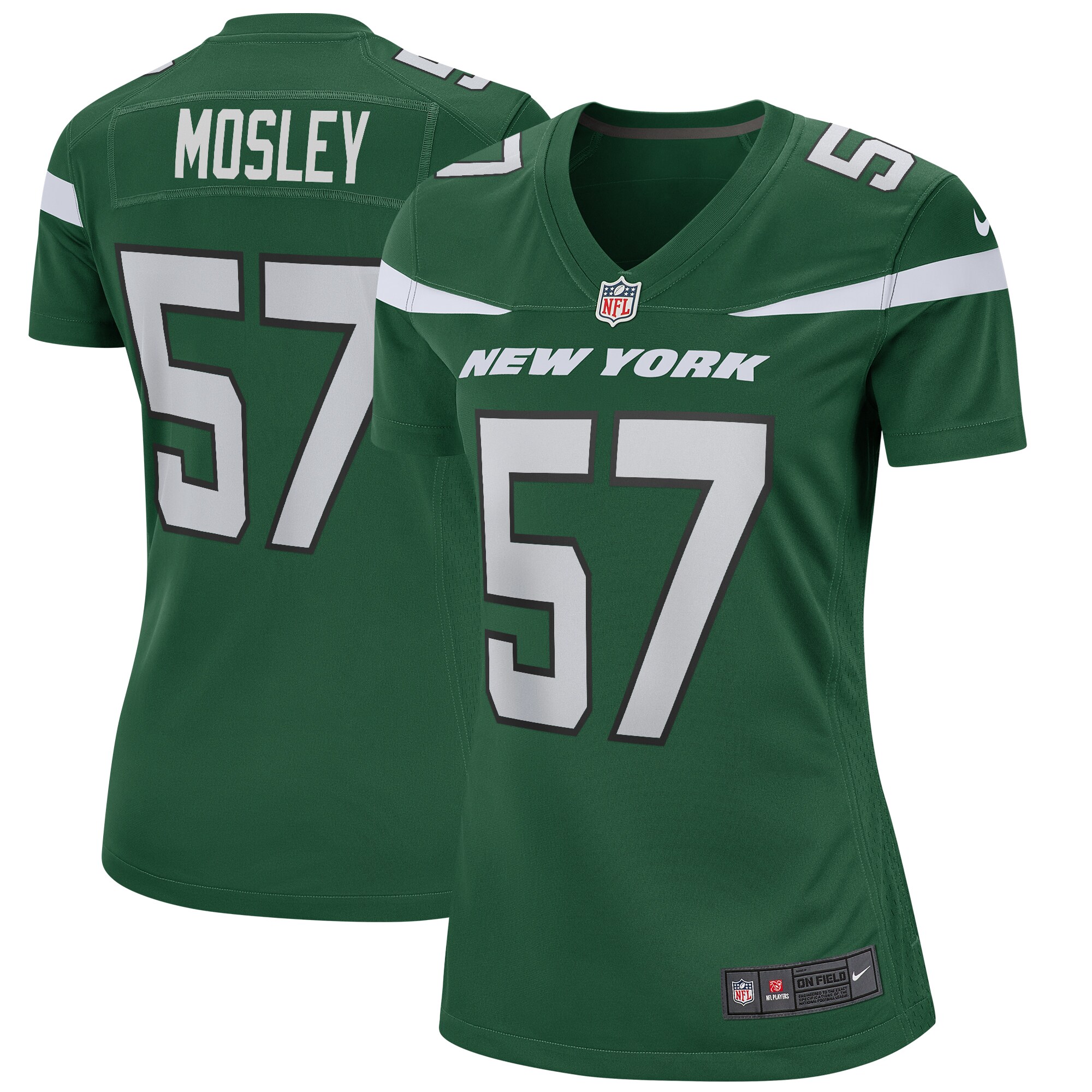 C.J. Mosley New York Jets Nike Women’s Game Player Jersey – Gotham Green