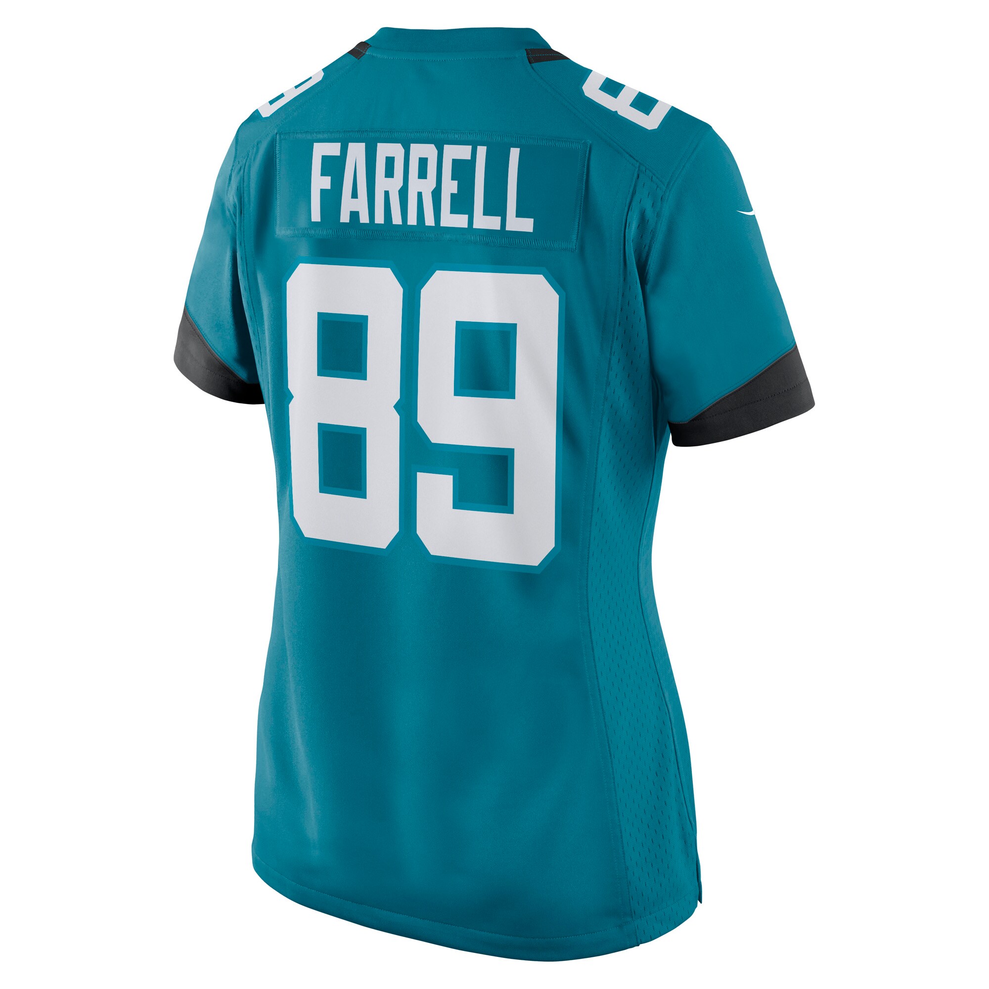 Luke Farrell Jacksonville Jaguars Nike Women’s Game Jersey – Teal - Image 3