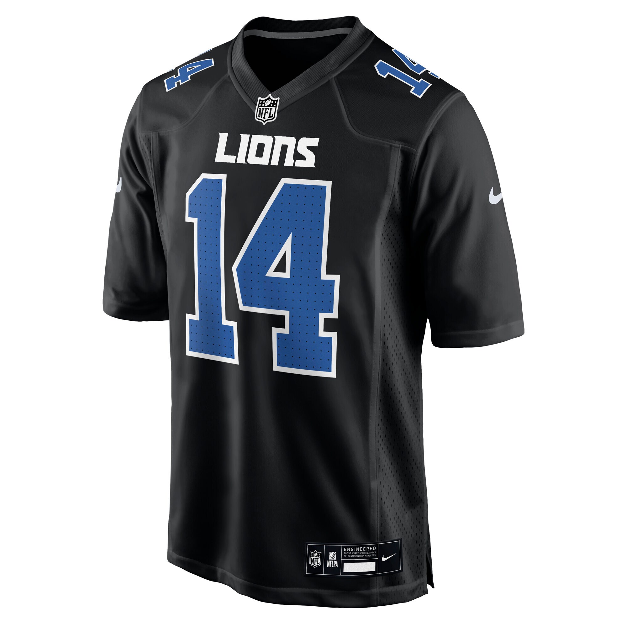 Amon-Ra St. Brown Detroit Lions Nike Carbon Fashion Jersey – Carbon Black - Image 2