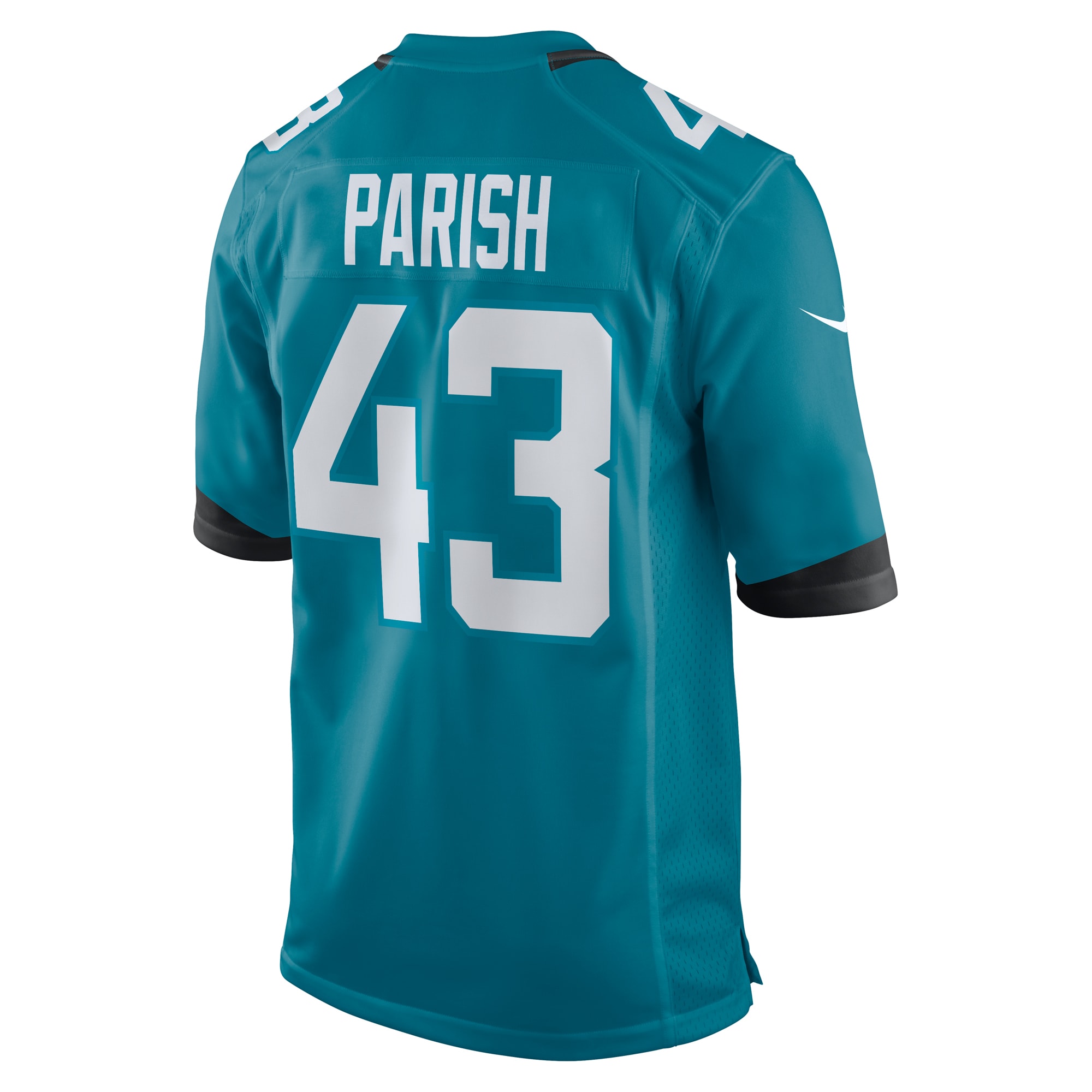 Derek Parish Jacksonville Jaguars Nike Game Jersey – Teal - Image 3