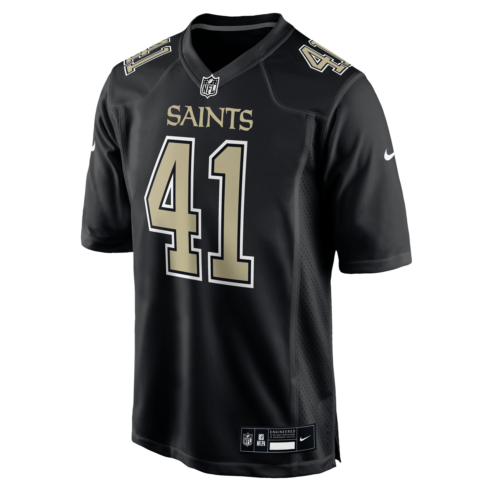 Alvin Kamara New Orleans Saints Nike Fashion Game Jersey – Carbon Black - Image 2