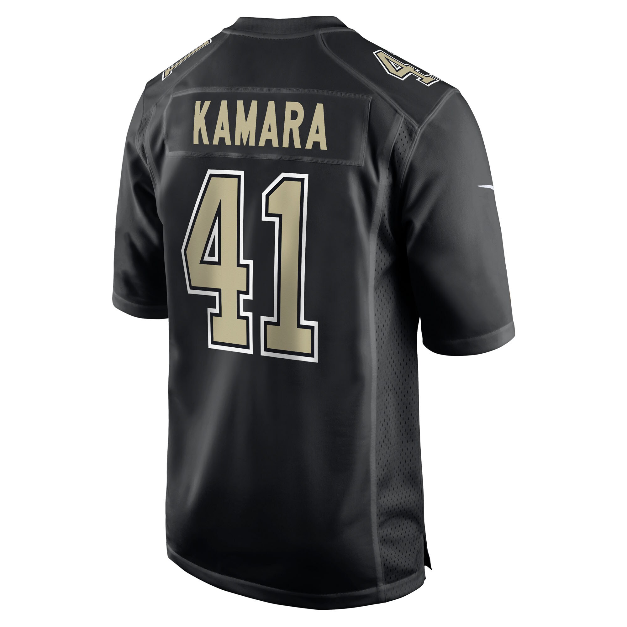 Alvin Kamara New Orleans Saints Nike Fashion Game Jersey – Carbon Black - Image 3