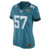 Caleb Johnson Jacksonville Jaguars Nike Women’s Game Player Jersey – Teal