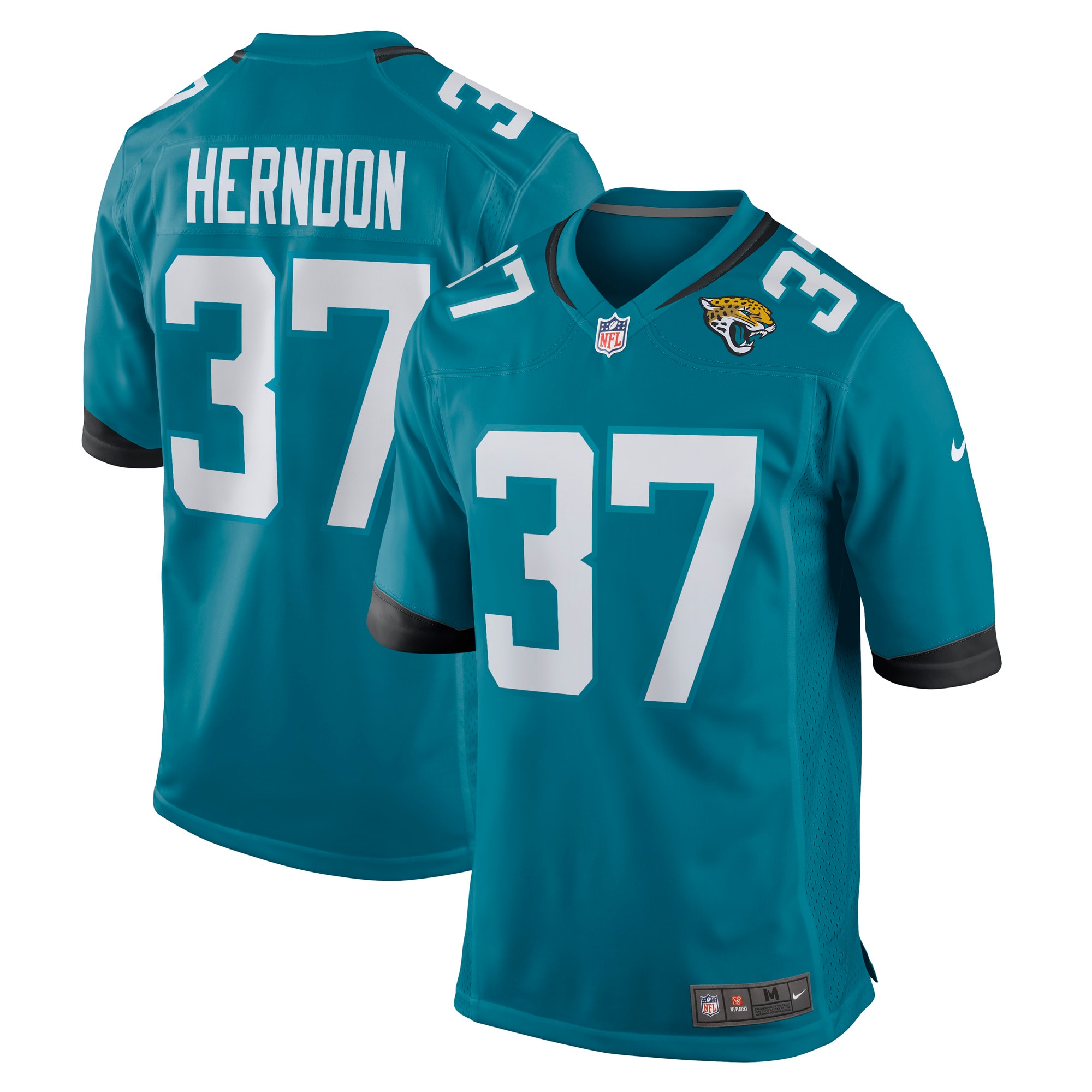 Tre Herndon Jacksonville Jaguars Nike Game Jersey – Black - Image 3