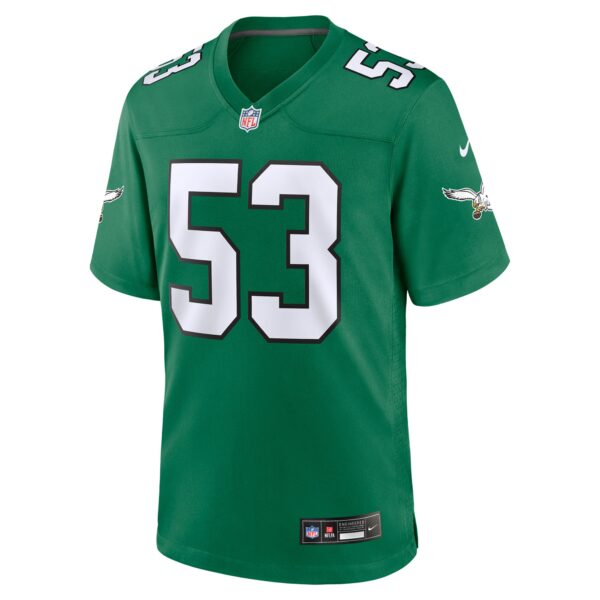 Zack Baun Philadelphia Eagles Nike Alternate Game Jersey – Kelly Green