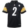 Justin Fields Pittsburgh Steelers Nike Youth Team Game Jersey – Black