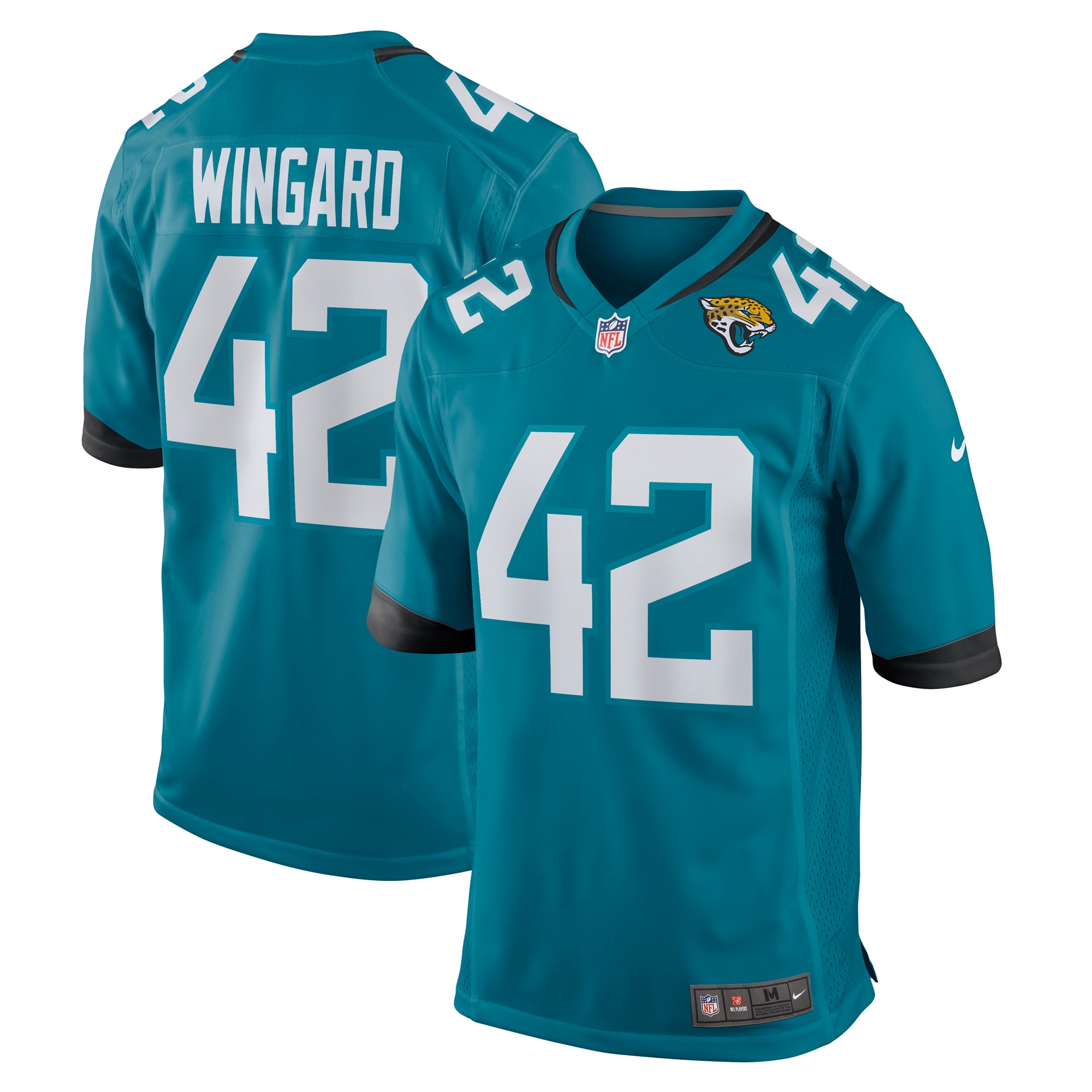 Andrew Wingard Jacksonville Jaguars Nike Game Jersey – Black - Image 3