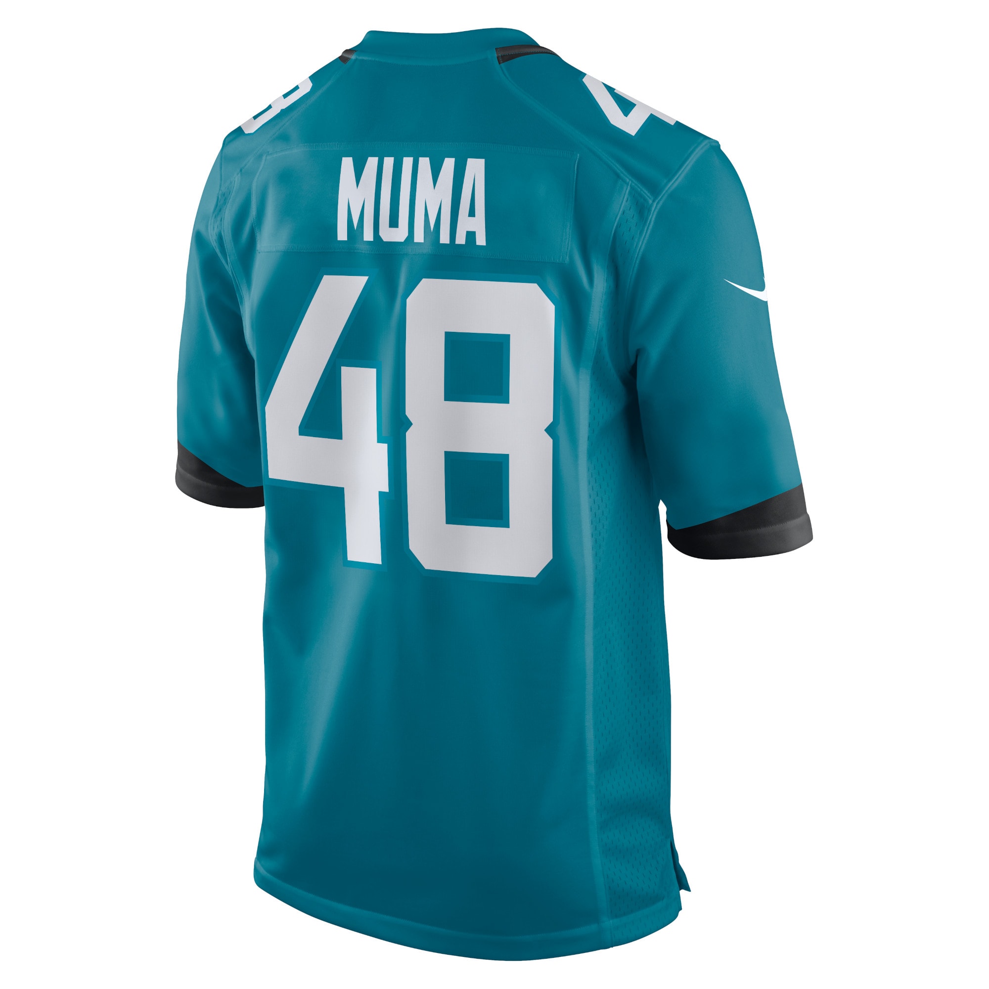 Chad Muma Jacksonville Jaguars Nike Game Jersey – Teal - Image 2