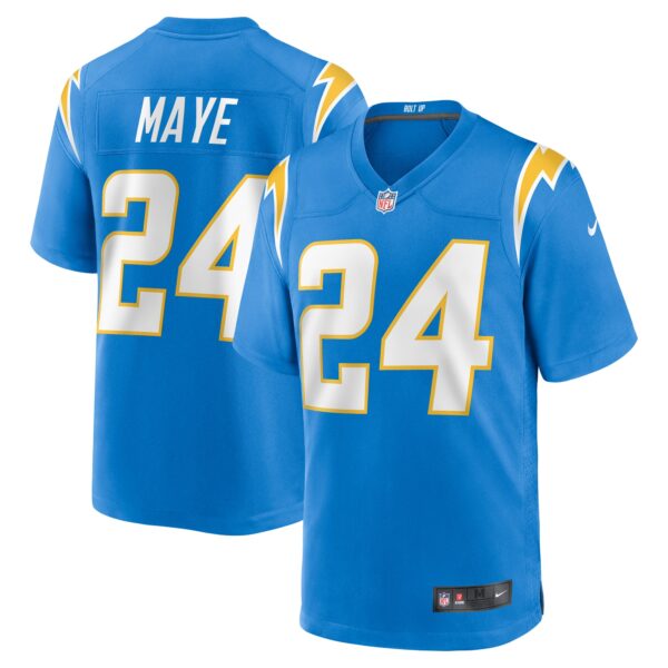 Marcus Maye Los Angeles Chargers Nike Team Game Jersey – Powder Blue