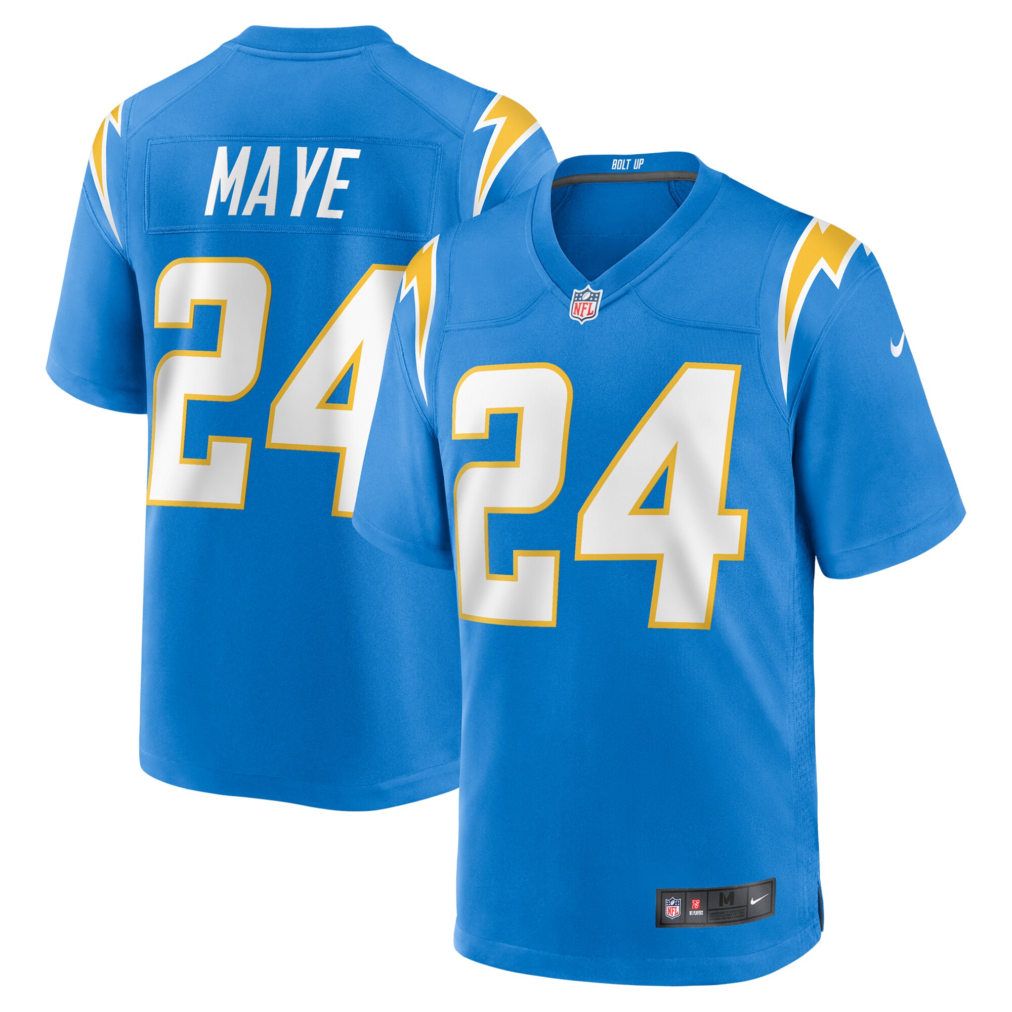 Marcus Maye Los Angeles Chargers Nike Team Game Jersey – Powder Blue