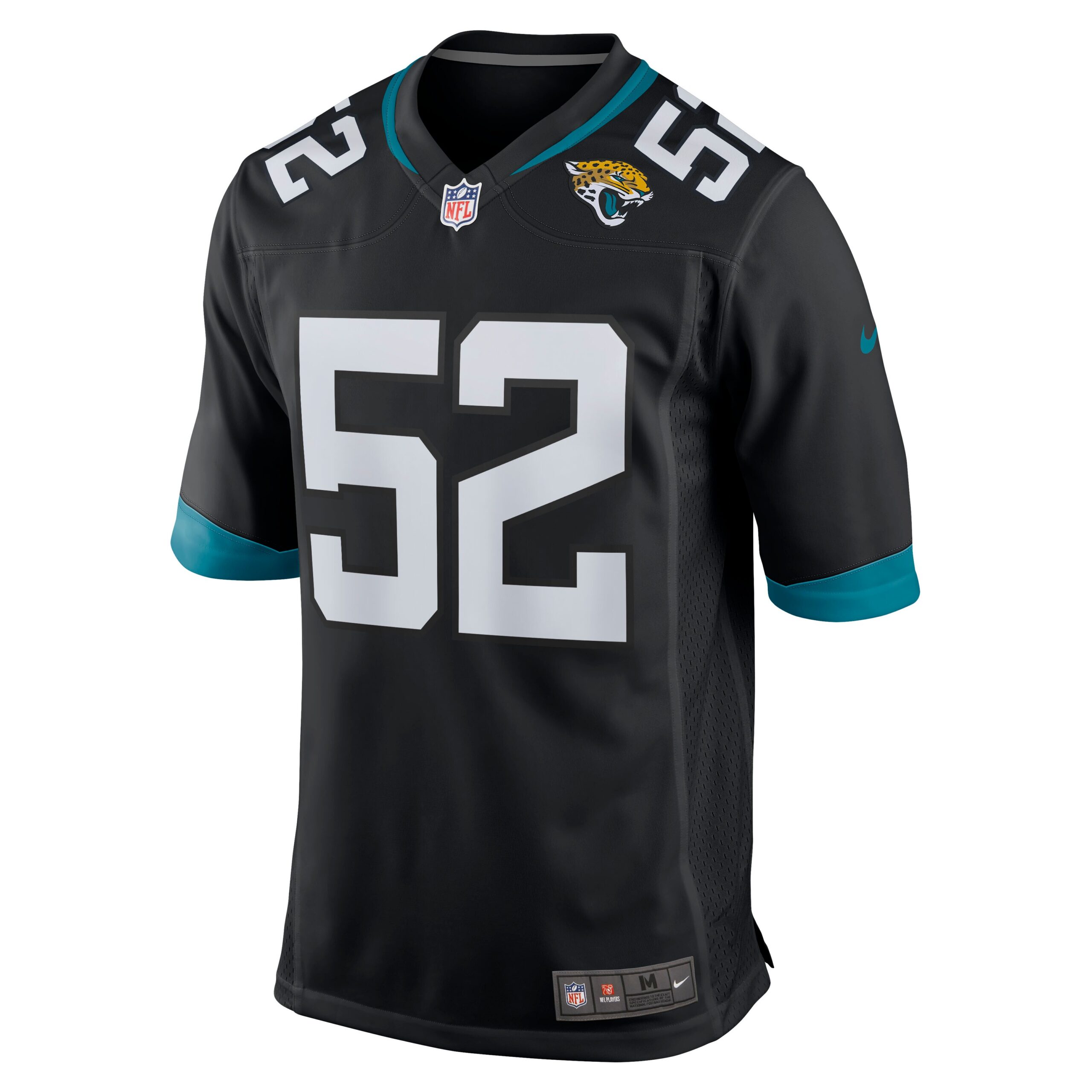 DaVon Hamilton Jacksonville Jaguars Nike Game Jersey – Black