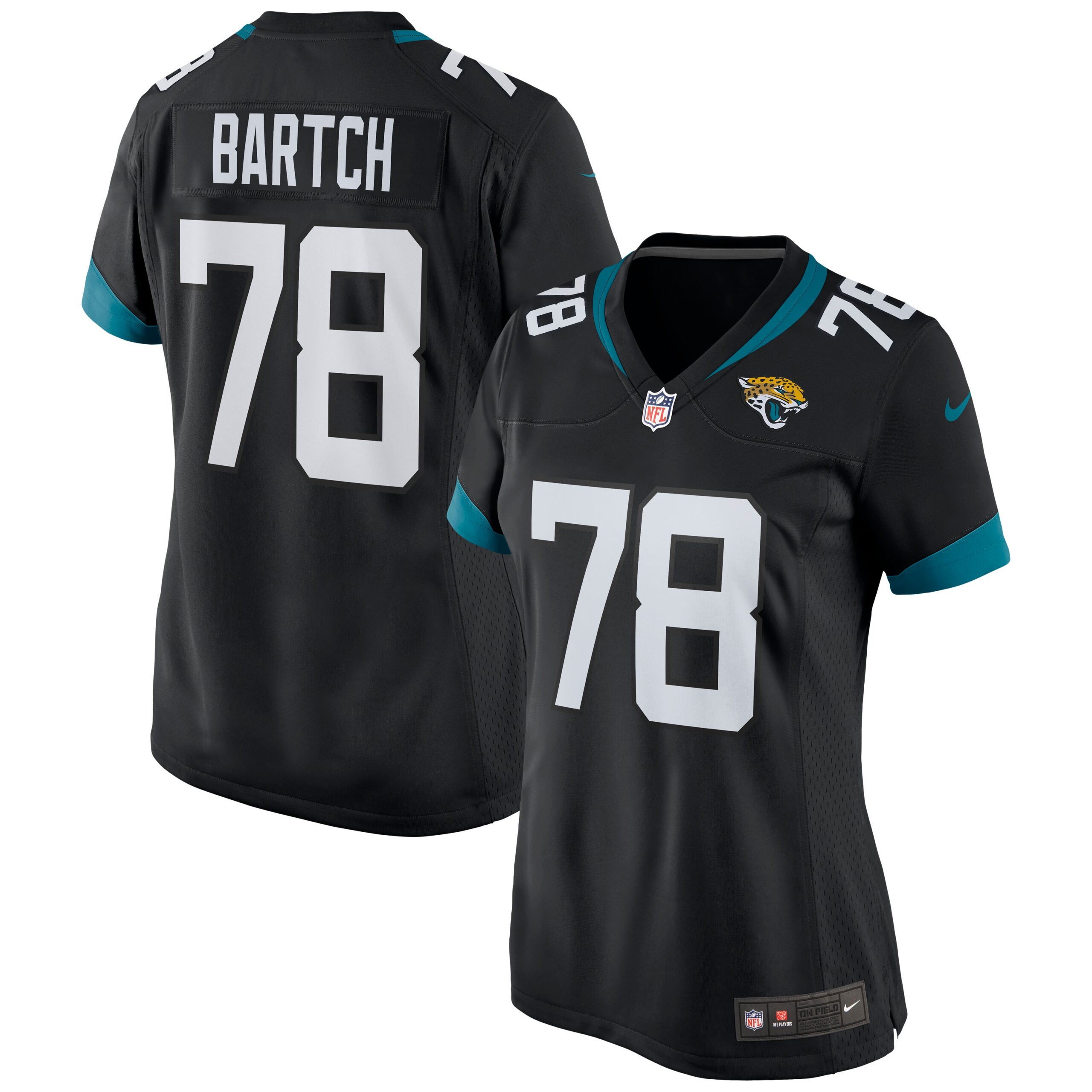 Ben Bartch Jacksonville Jaguars Nike Women’s Game Jersey – Teal - Image 3