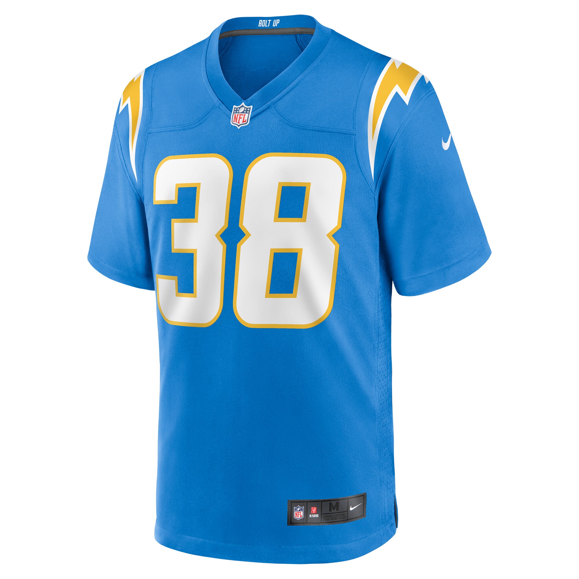 Emany Johnson Los Angeles Chargers Nike Team Game Jersey – Powder Blue - Image 2