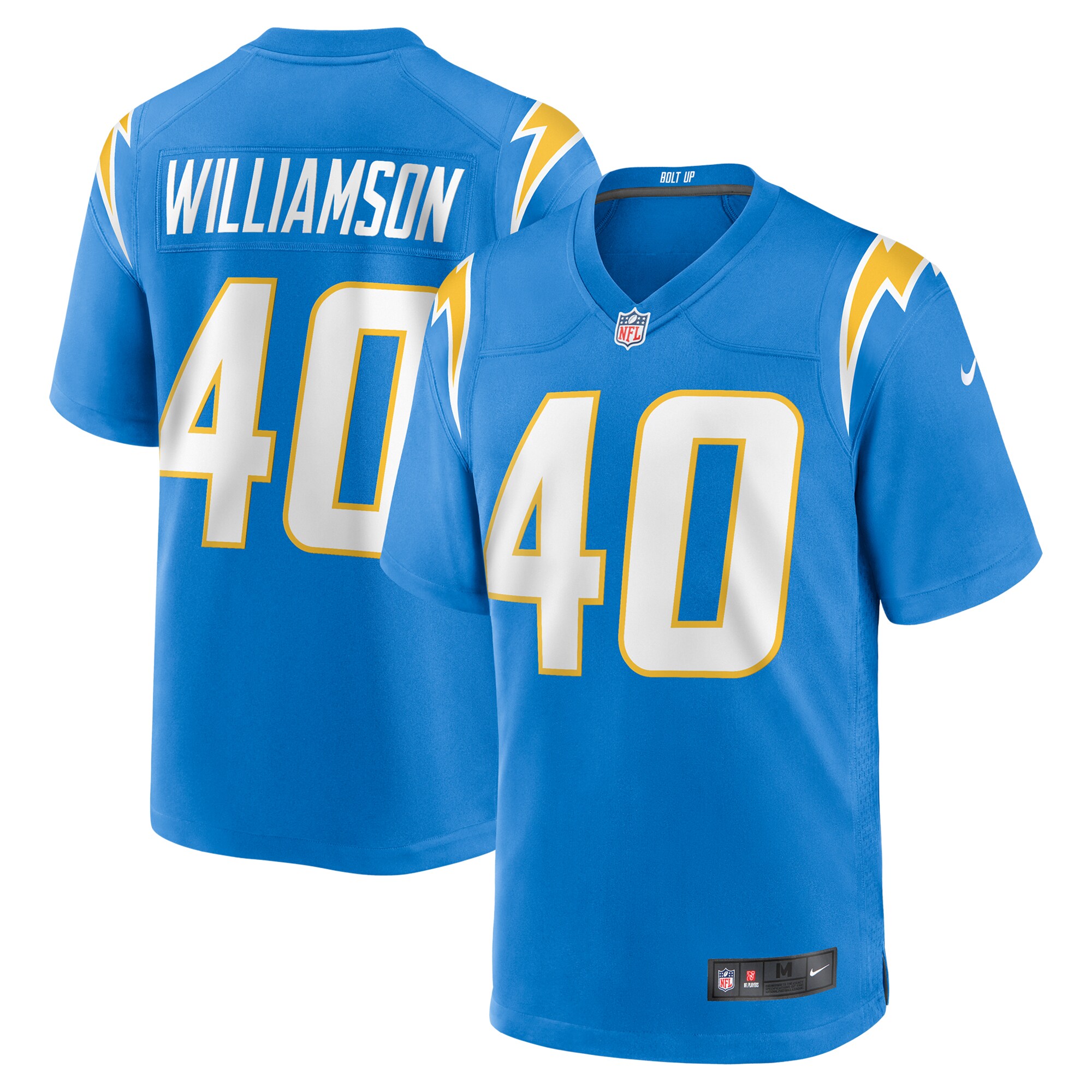 Kendall Williamson Los Angeles Chargers Nike Team Game Jersey – Powder Blue