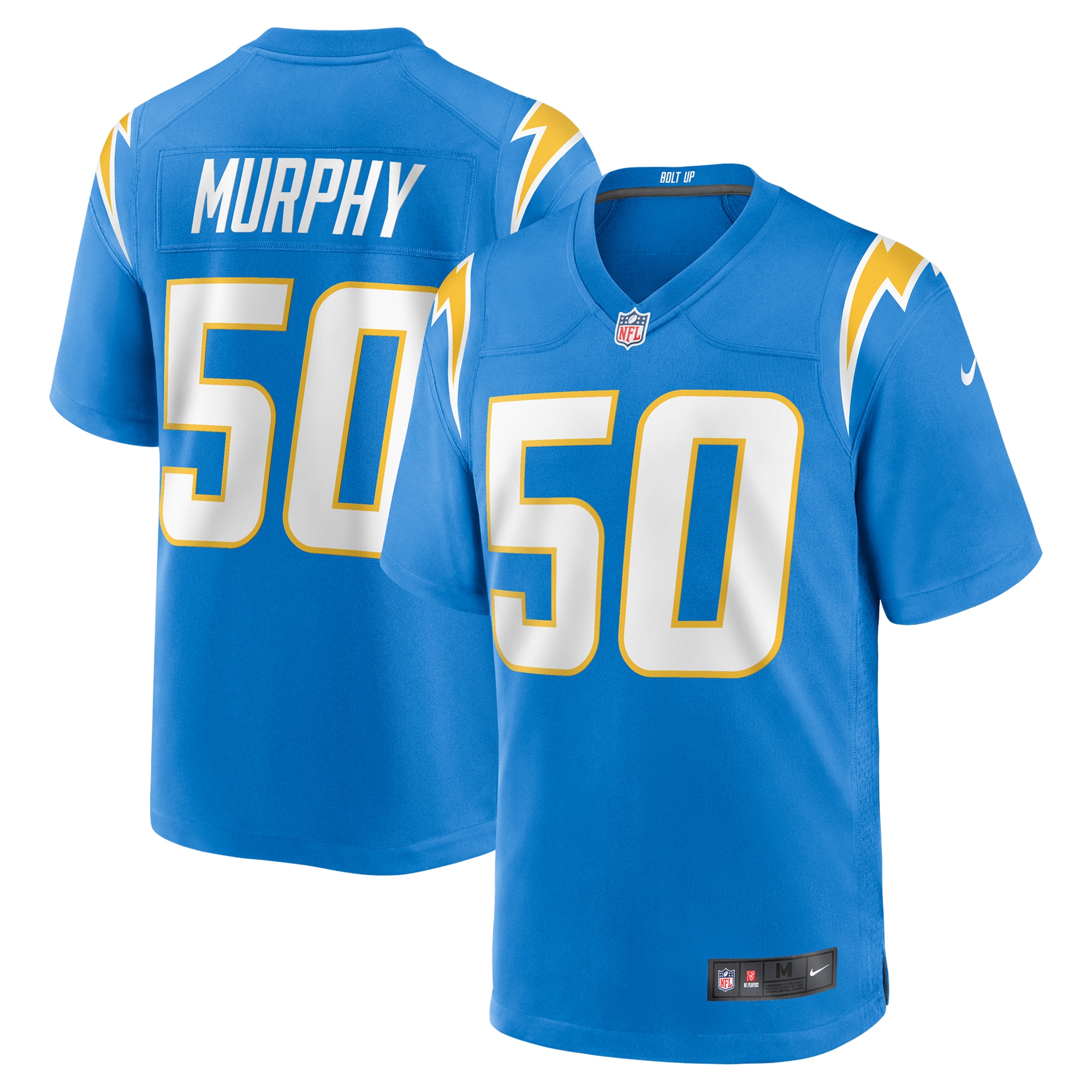 Caleb Murphy Los Angeles Chargers Nike Team Game Jersey – Powder Blue