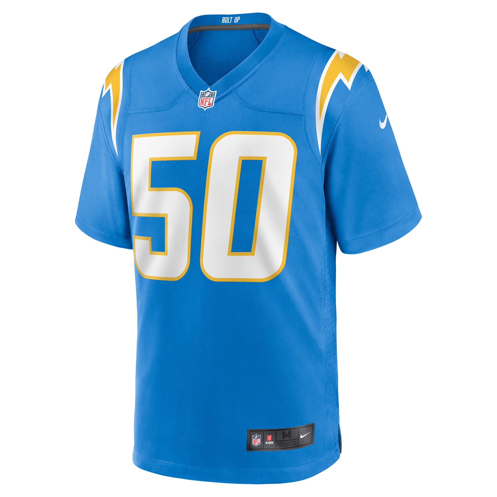 Caleb Murphy Los Angeles Chargers Nike Team Game Jersey – Powder Blue - Image 2
