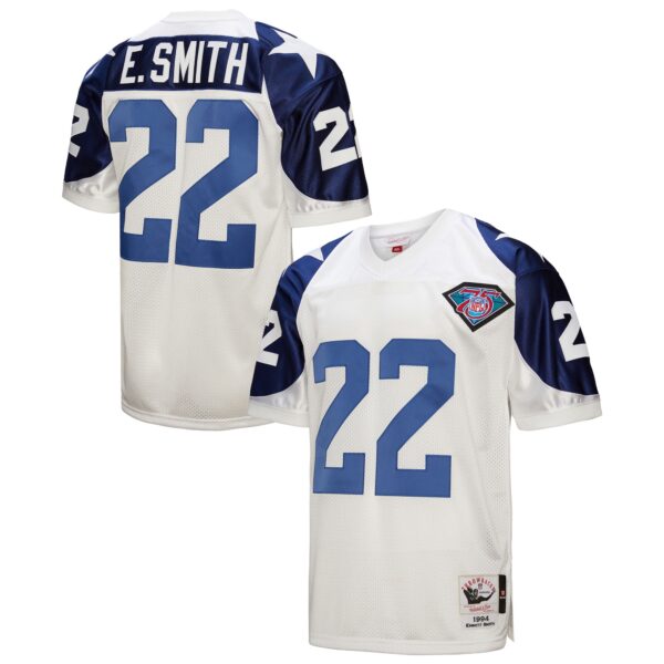 Emmitt Smith Dallas Cowboys 1994 Mitchell & Ness Throwback Retired Player Jersey – White