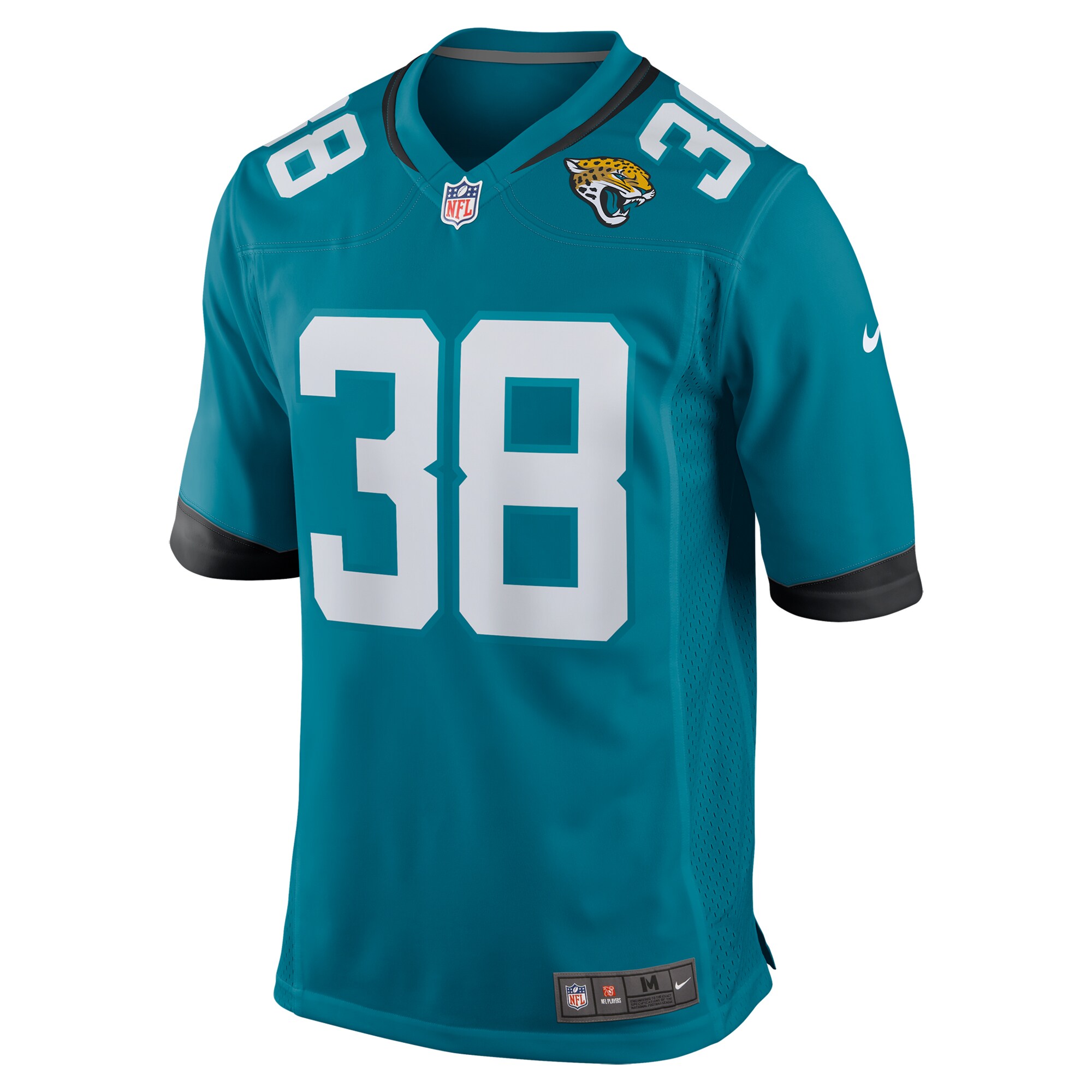 Velus Jones Jr. Jacksonville Jaguars Nike Team Game Jersey – Teal - Image 2