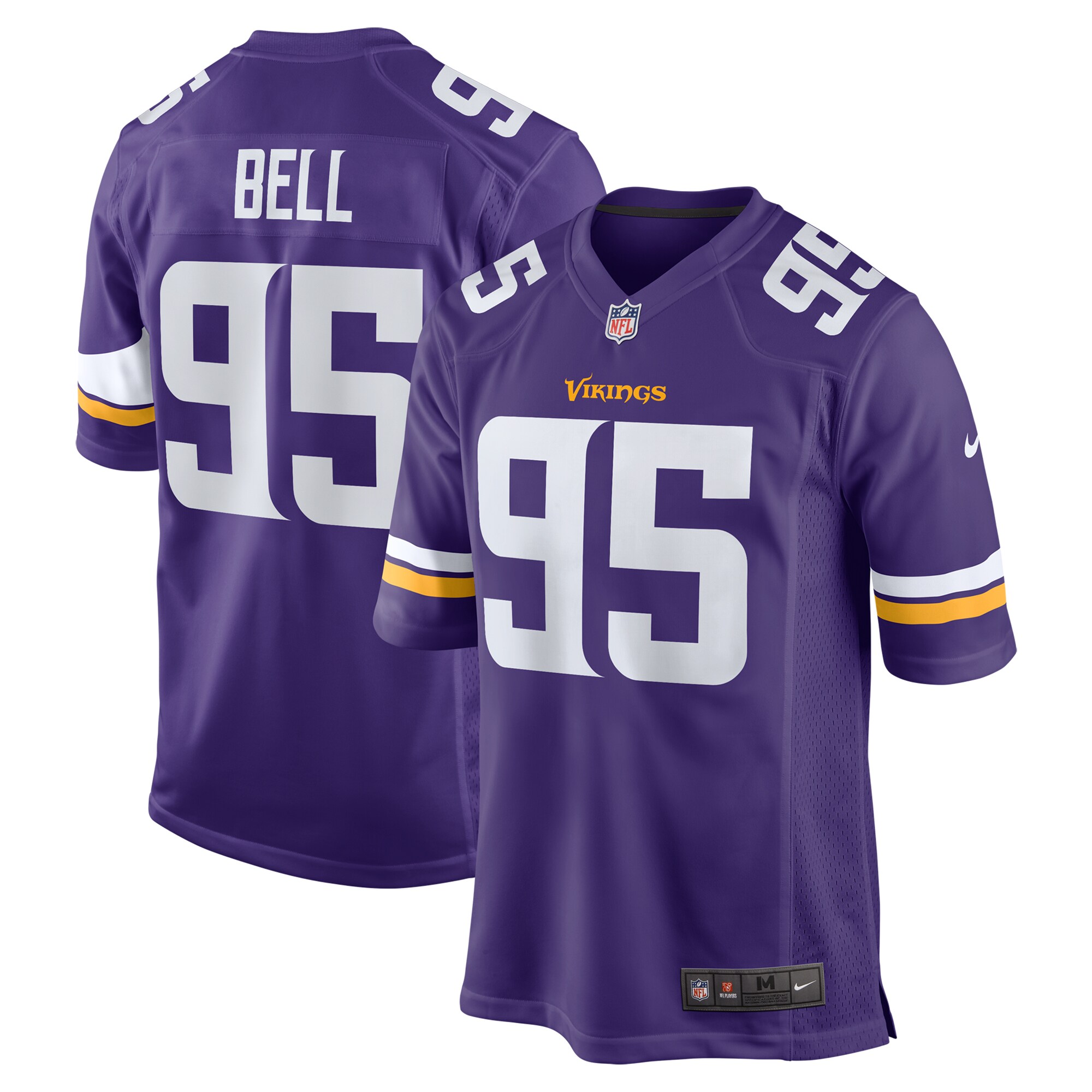 Travis Bell Minnesota Vikings Nike Game Jersey – Purple