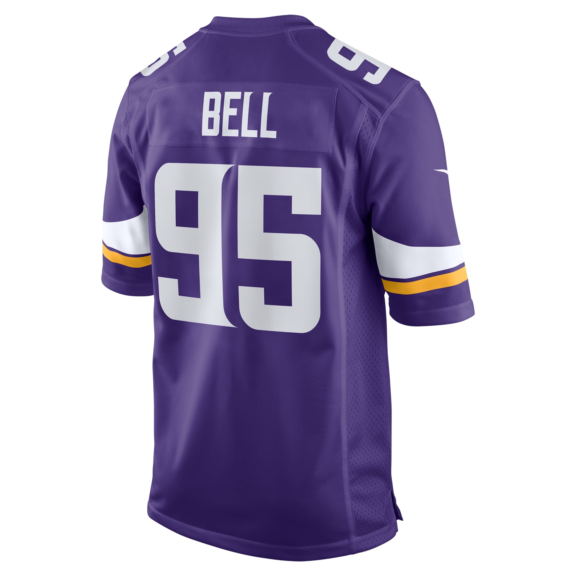 Travis Bell Minnesota Vikings Nike Game Jersey – Purple - Image 2