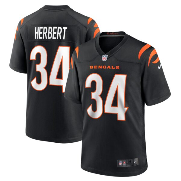 Khalil Herbert Cincinnati Bengals Nike Game Jersey – Black