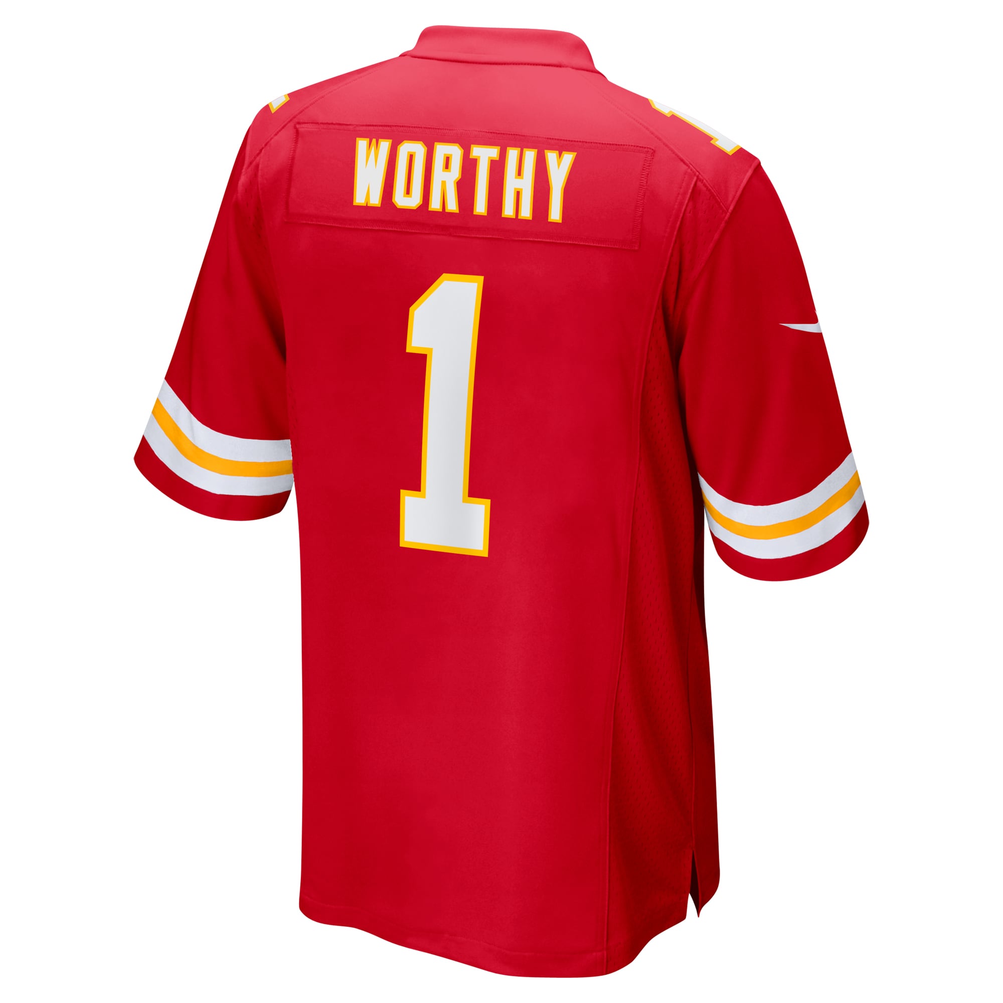 Xavier Worthy Kansas City Chiefs Nike 2024 NFL Draft First Round Pick Player Game Jersey – Red - Image 2