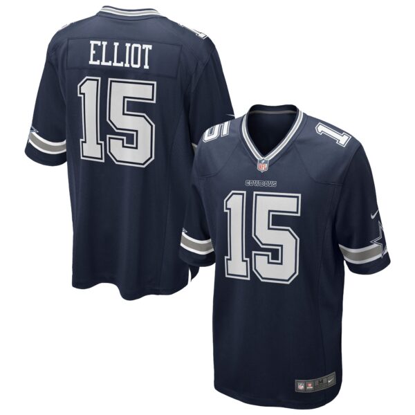 Ezekiel Elliott Dallas Cowboys Nike Team Game Jersey – Navy