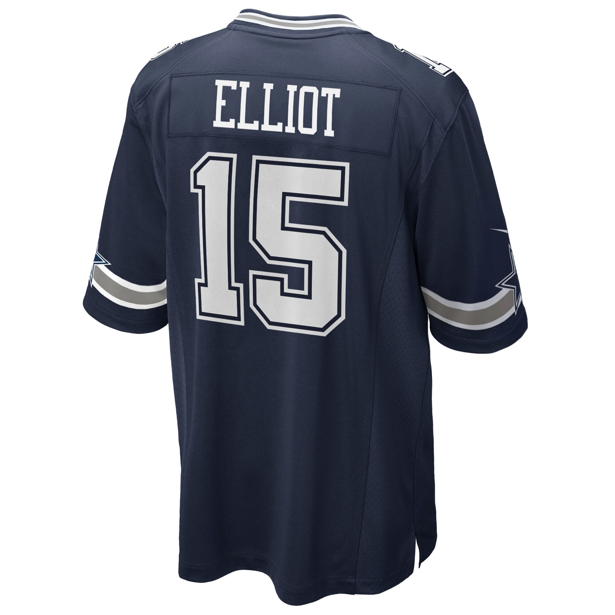 Ezekiel Elliott Dallas Cowboys Nike Team Game Jersey – Navy - Image 3