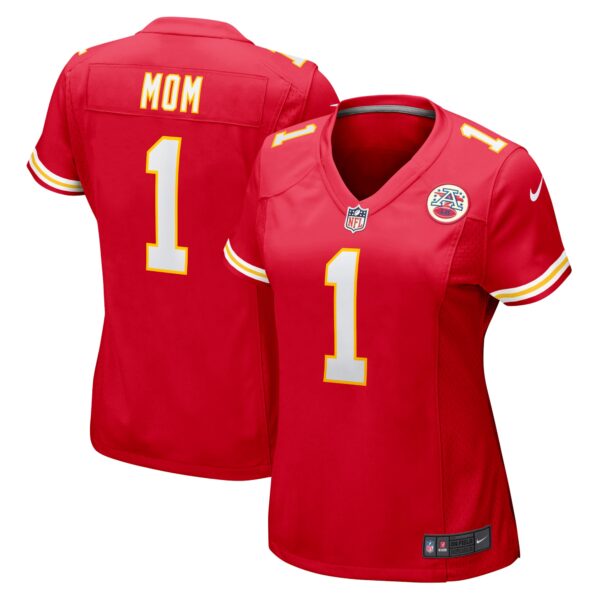 Number 1 Mom Kansas City Chiefs Nike Women’s Game Jersey – Red