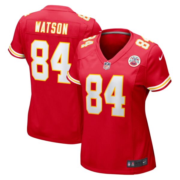 Justin Watson Kansas City Chiefs Nike Women’s Game Player Jersey – Red