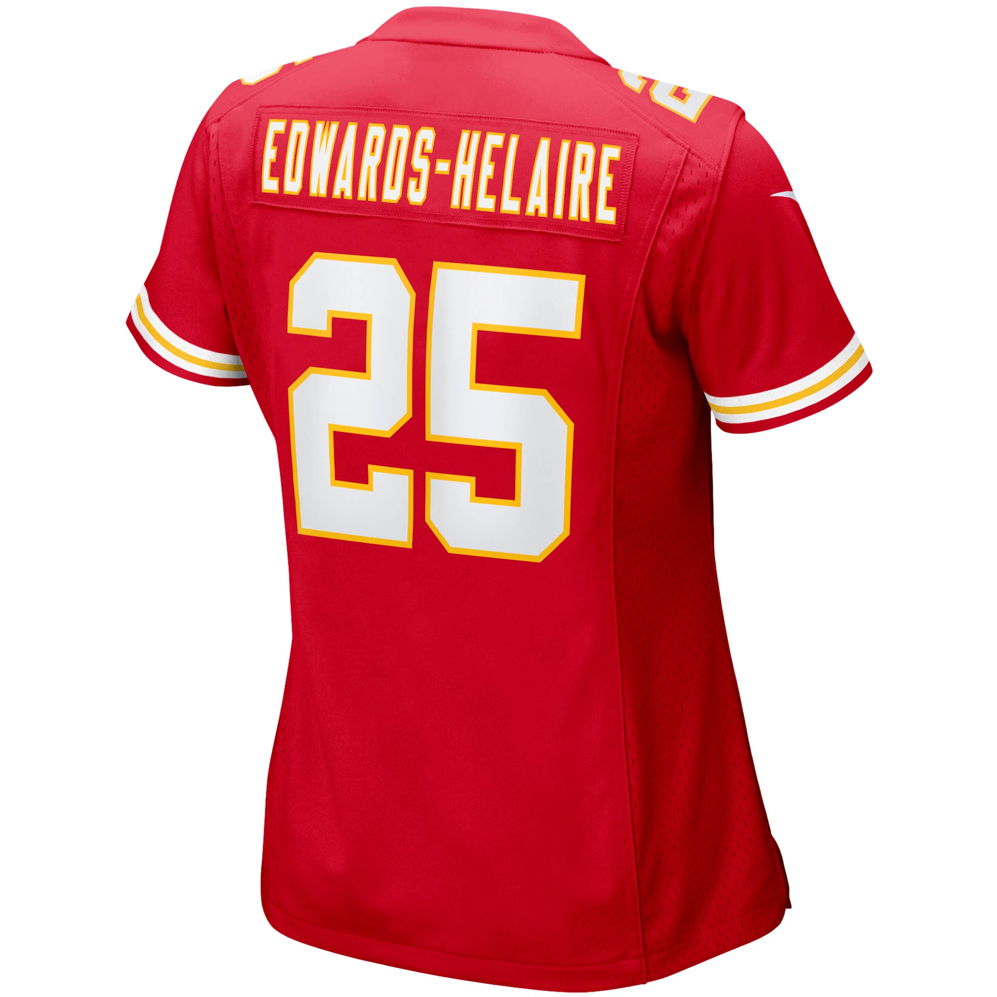 Clyde Edwards-Helaire Kansas City Chiefs Nike Women’s Player Jersey – Red - Image 2