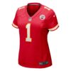 Jerick McKinnon Kansas City Chiefs Nike Women’s Game Player Jersey – Red