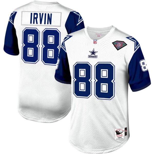 Michael Irvin Dallas Cowboys 1994 Mitchell & Ness Throwback Retired Player Jersey – White
