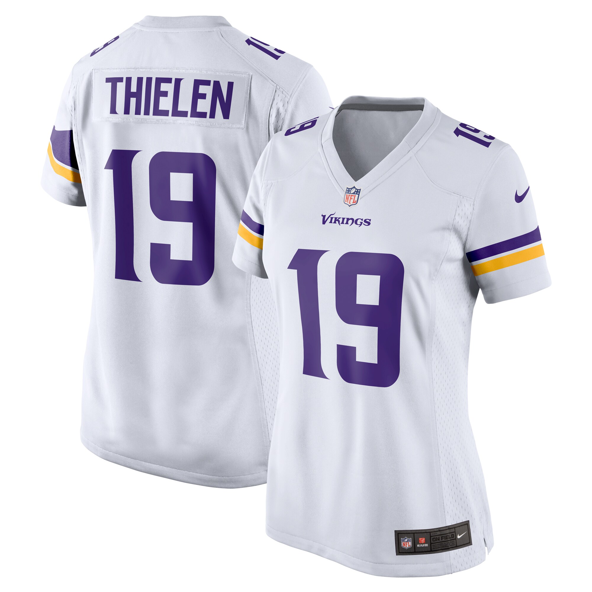 Adam Thielen Minnesota Vikings Nike Women’s Game Jersey – White