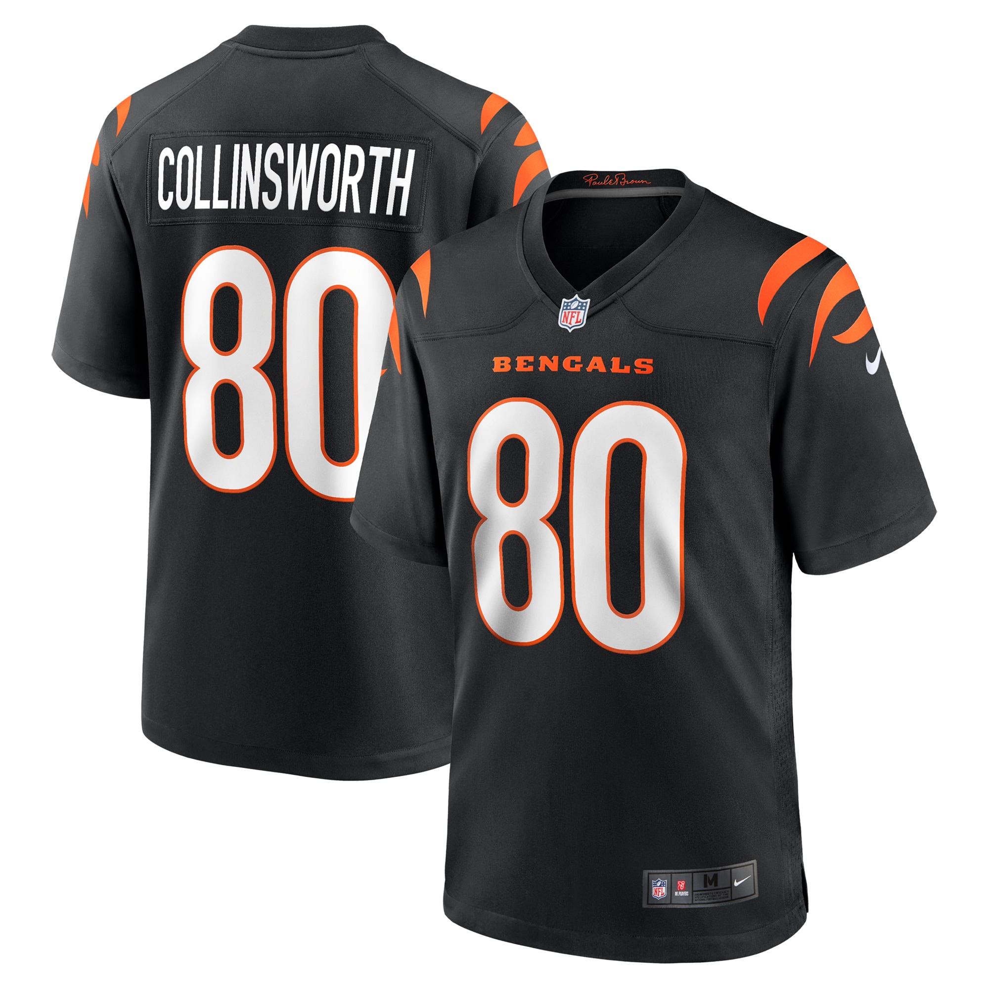 Cris Collinsworth Cincinnati Bengals Nike Team Retired Player Game Jersey – Black