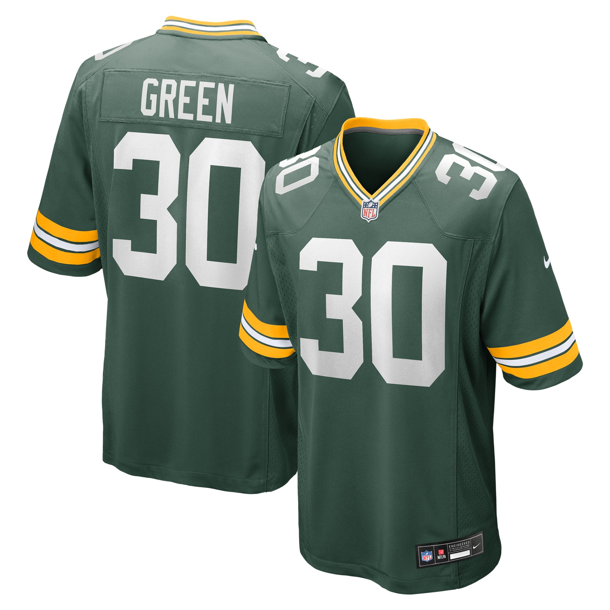 Ahman Green Green Bay Packers Nike Team Retired Player Game Jersey – Green