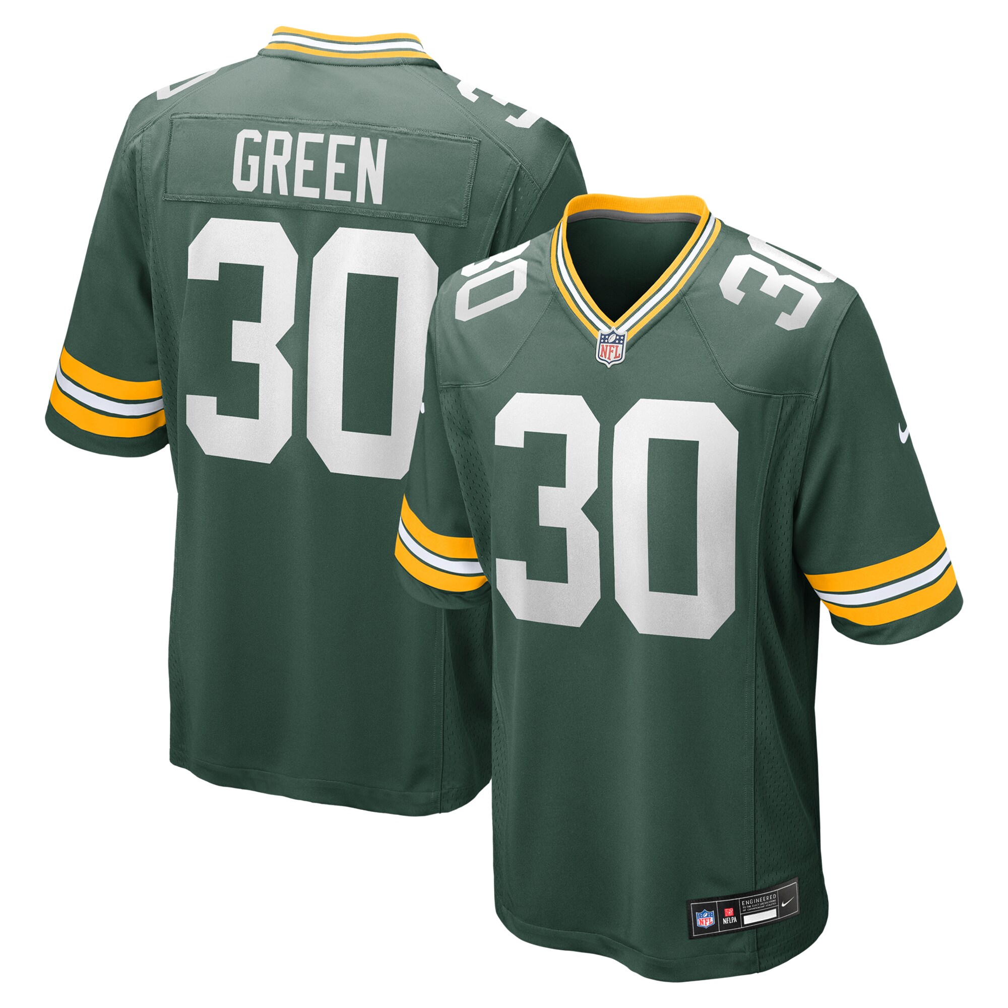 Ahman Green Green Bay Packers Nike Team Retired Player Game Jersey – Green - Image 2