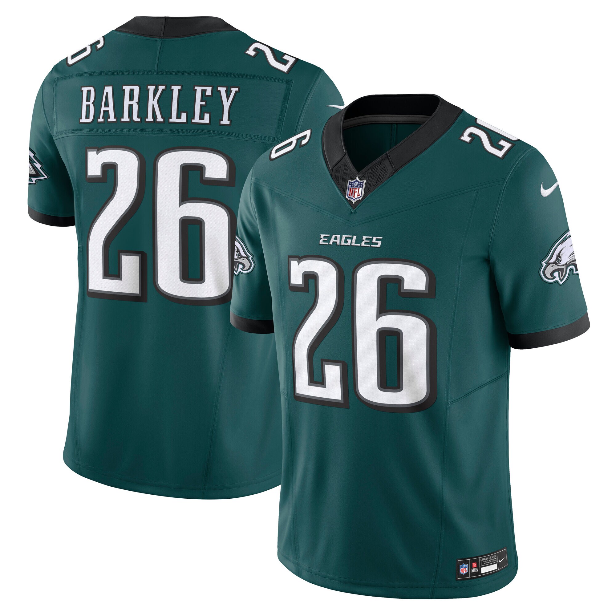 Saquon Barkley Philadelphia Eagles Nike Vapor F.U.S.E. Limited Jersey – Midnight Green