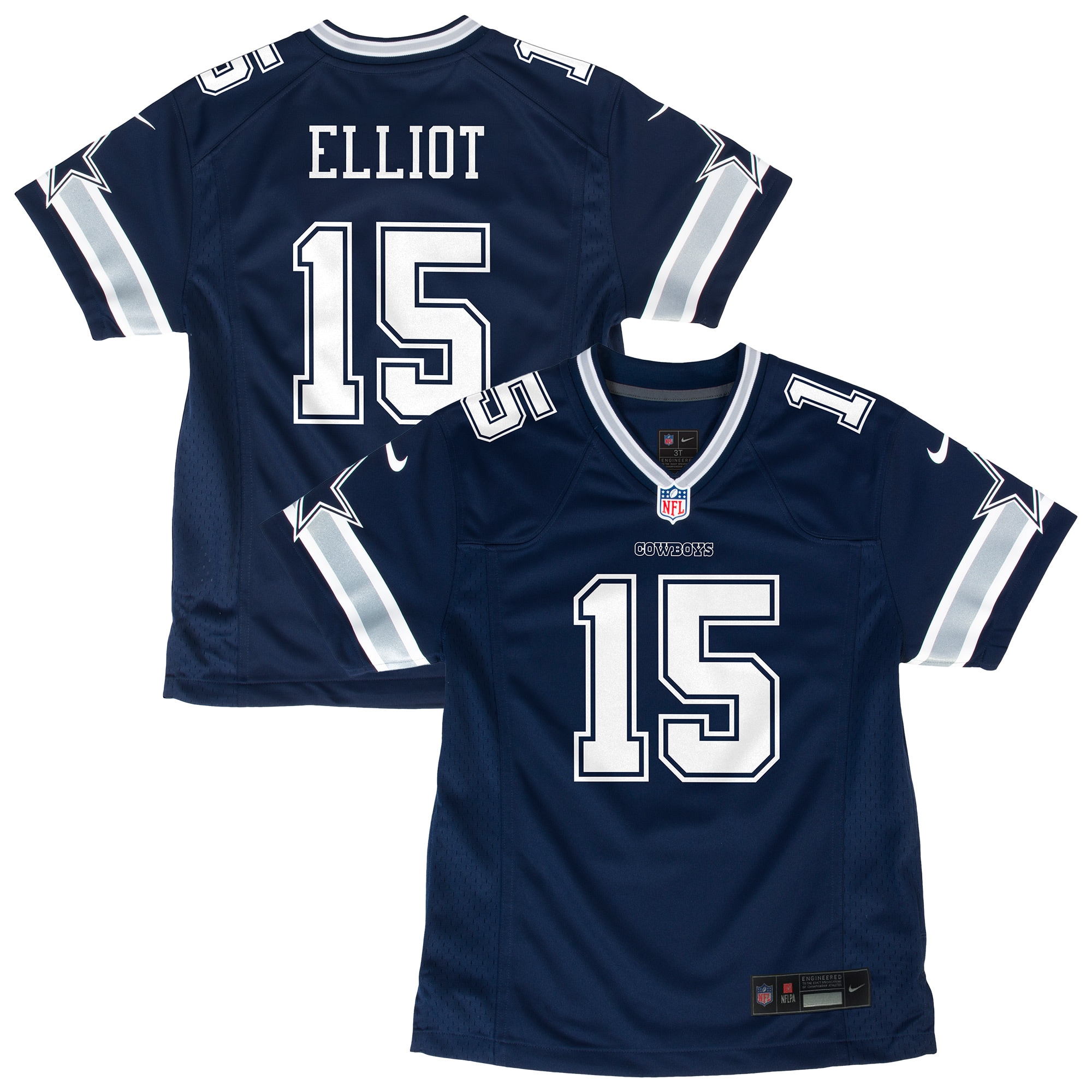 Ezekiel Elliott Dallas Cowboys Nike Youth Game Jersey – Navy