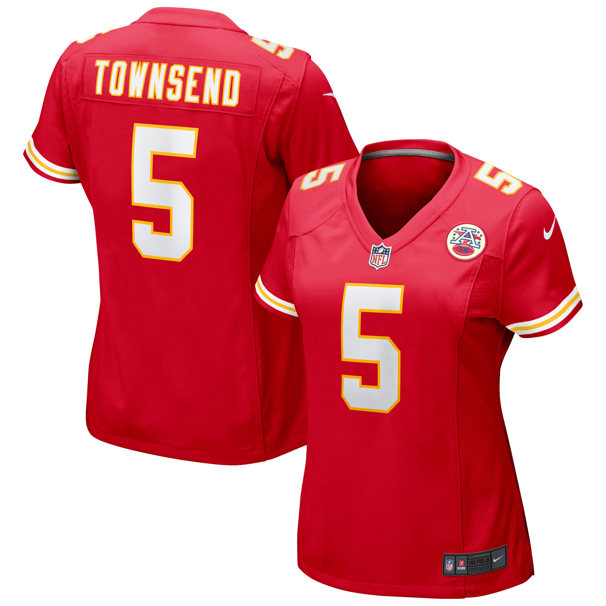 Tommy Townsend Kansas City Chiefs Nike Women’s Game Jersey – Red