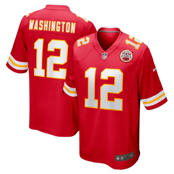 Montrell Washington Kansas City Chiefs Nike Team Game Jersey – Red