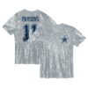 Micah Parsons Dallas Cowboys Girls Youth Sequin V-Neck Fashion Jersey – Silver