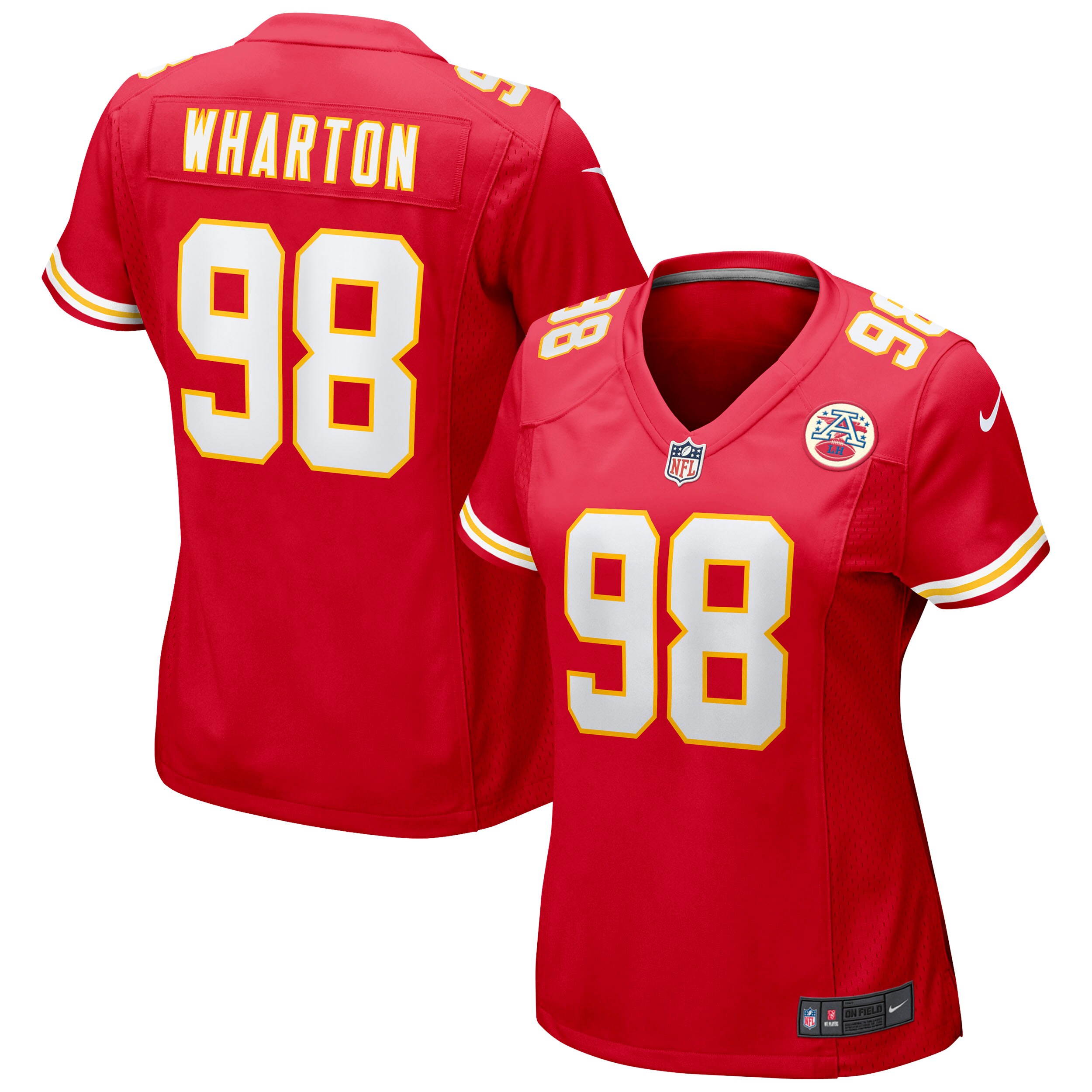 Tershawn Wharton Kansas City Chiefs Nike Women’s Game Jersey – Red