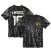 Trevor Lawrence Jacksonville Jaguars Girls Youth Sequin V-Neck Fashion Jersey – Black