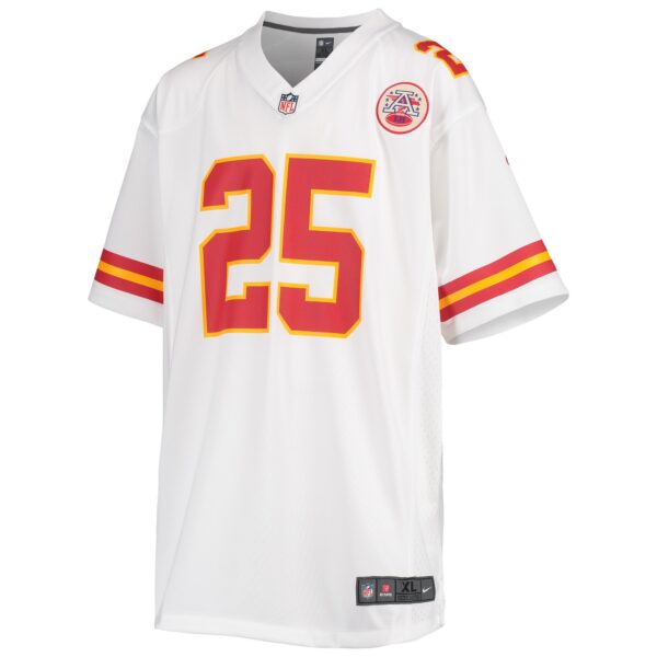 Clyde Edwards-Helaire Kansas City Chiefs Nike Youth Game Jersey – White
