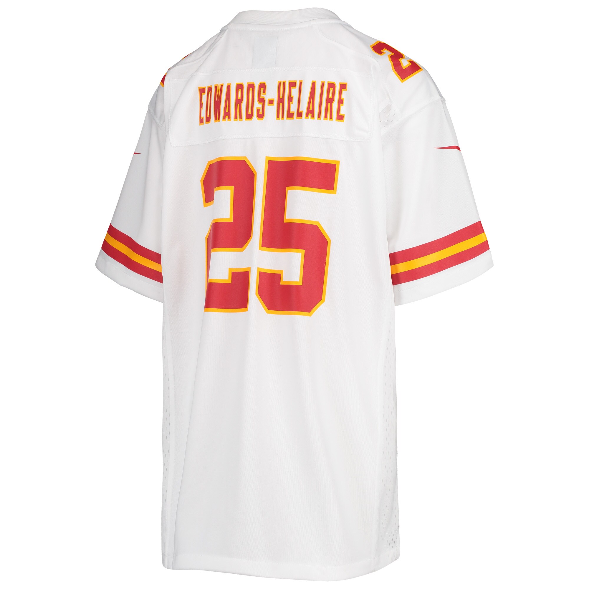 Clyde Edwards-Helaire Kansas City Chiefs Nike Youth Game Jersey – White - Image 2