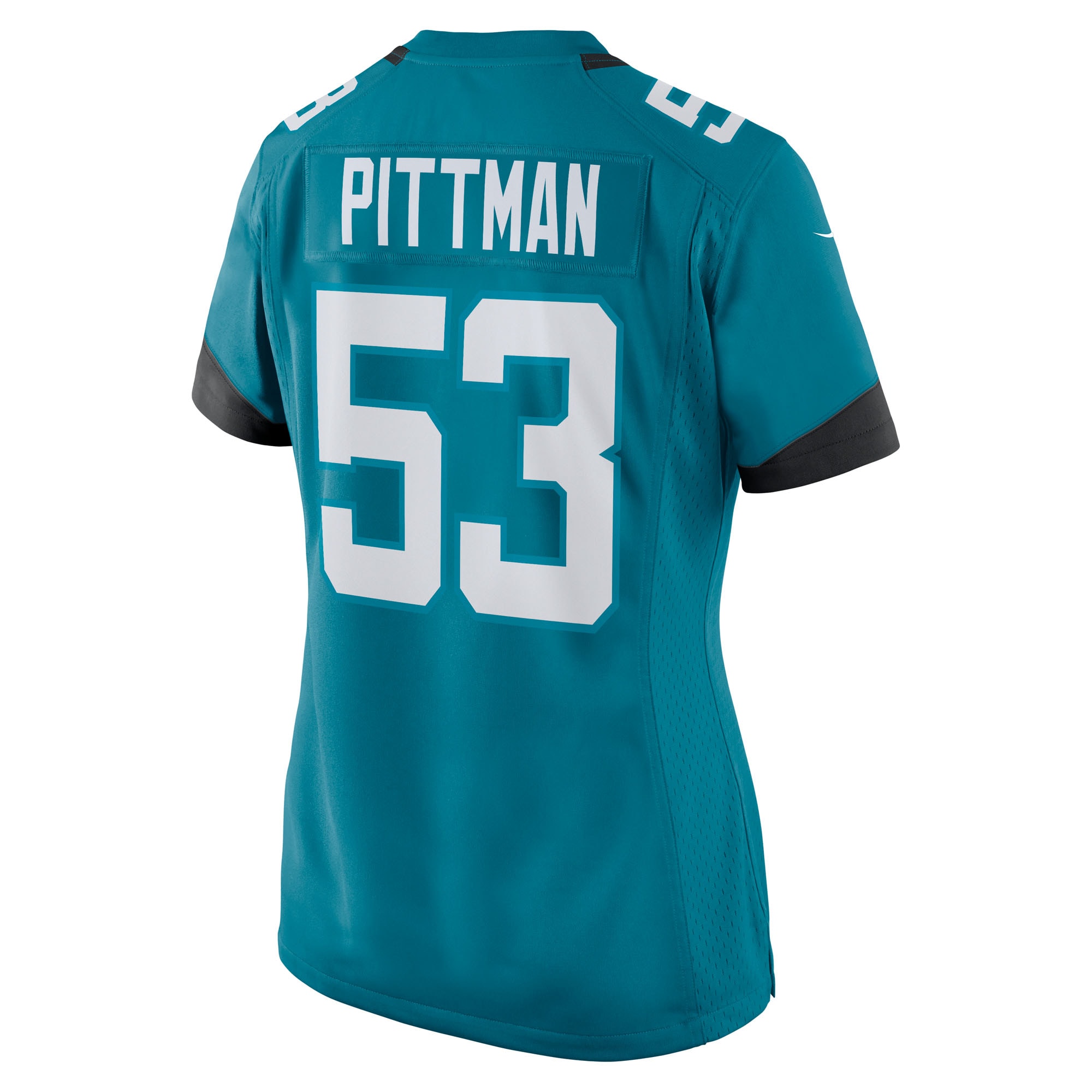 Anthony Pittman Jacksonville Jaguars Nike Women’s Team Game Jersey – Teal - Image 2