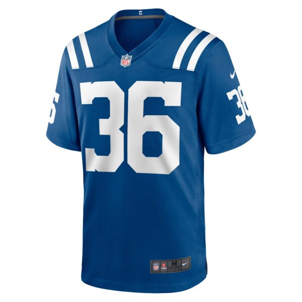 Salvon Ahmed Indianapolis Colts Nike Team Game Jersey – Royal