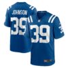 Alex Johnson Indianapolis Colts Nike Team Game Jersey – Royal